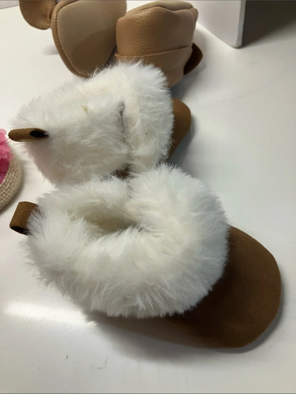 Five pairs Size 1 girls baby shoe lot